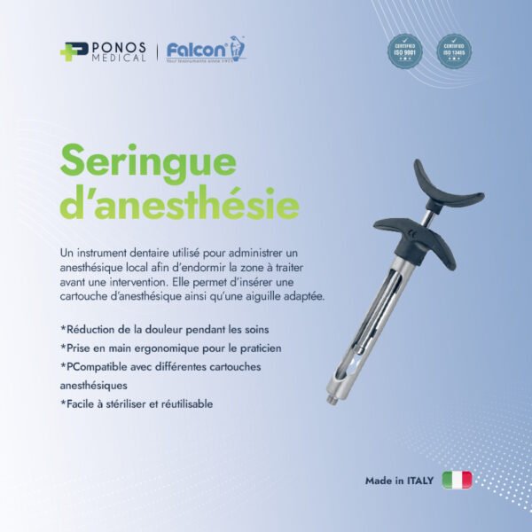 Seringue d’anesthésie