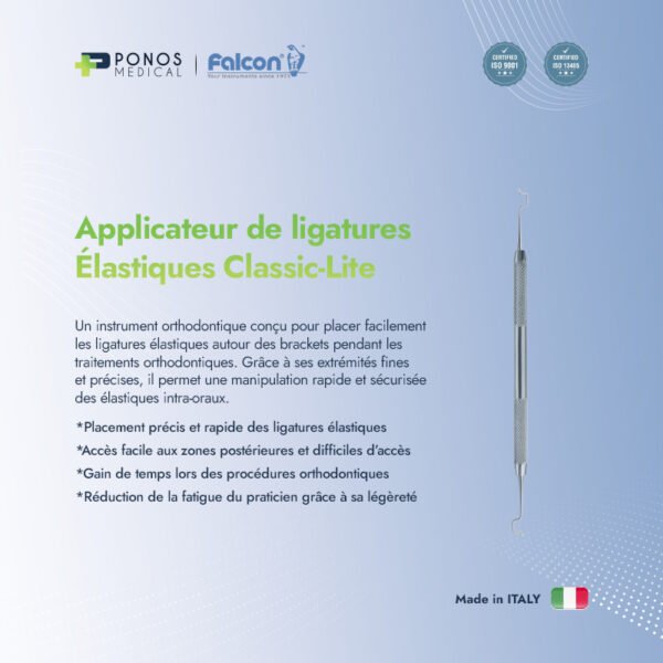 Applicateur de ligatures 2 Applicateur de ligatures Élastiques Classic-Lite
