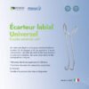 Écarteur labial 2 Écarteur labial Universel-Double extrémité petit
