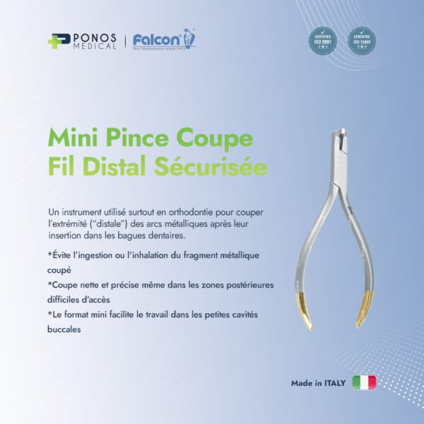 Mini Pince Coupe Fil Distal Sécurisée