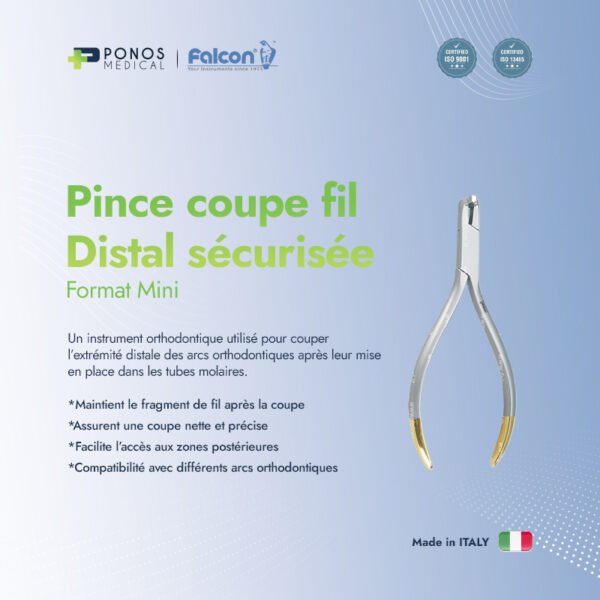 Pince coupe fil 2 Pince coupe fil Distal sécurisée-Format Mini