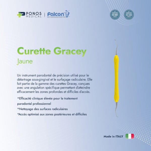 curette gracey jaune 2 Curette Gracey-Jaune