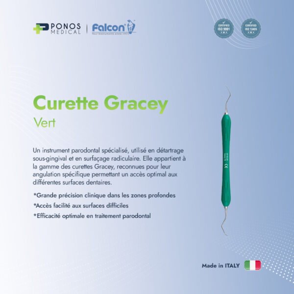 curette gracey vert 2 Curette Gracey-Vert