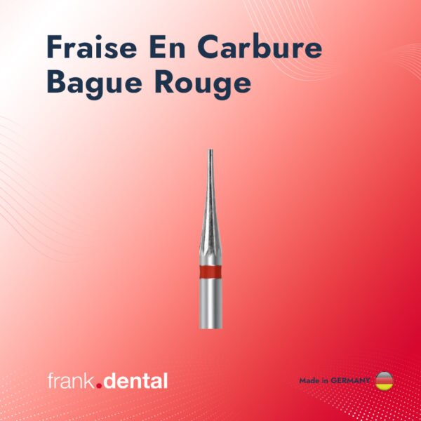 Fraise En Carbure-Bague Rouge ( 10 Pièces )