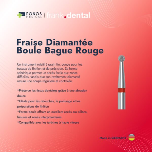 photo 1,1,1 Fraise Diamantée Boule – Bague Rouge (5 pièces)