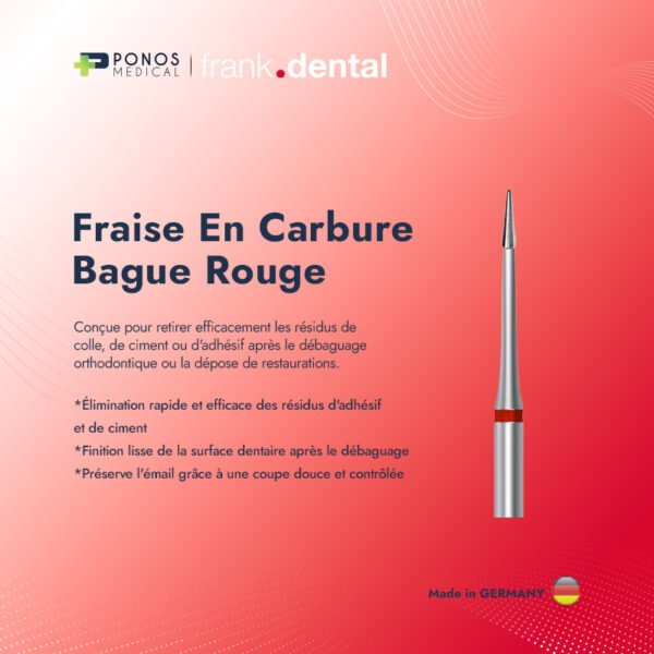 photo 1,1,1 Fraise En Carbure Bague Rouge ( 10 Pièces )