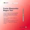 photo 1,1,1 Fraise Diamantée Bague Vert (5 pièces)