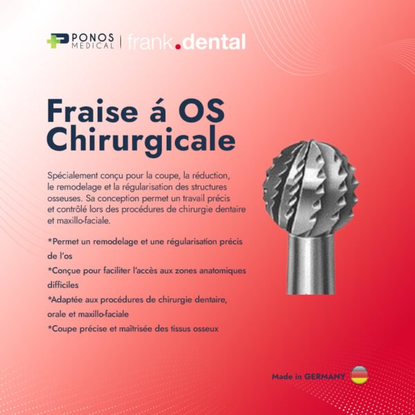 fraise chirurgical 2 Fraise á OS Chirurgicale (1 Pièces)